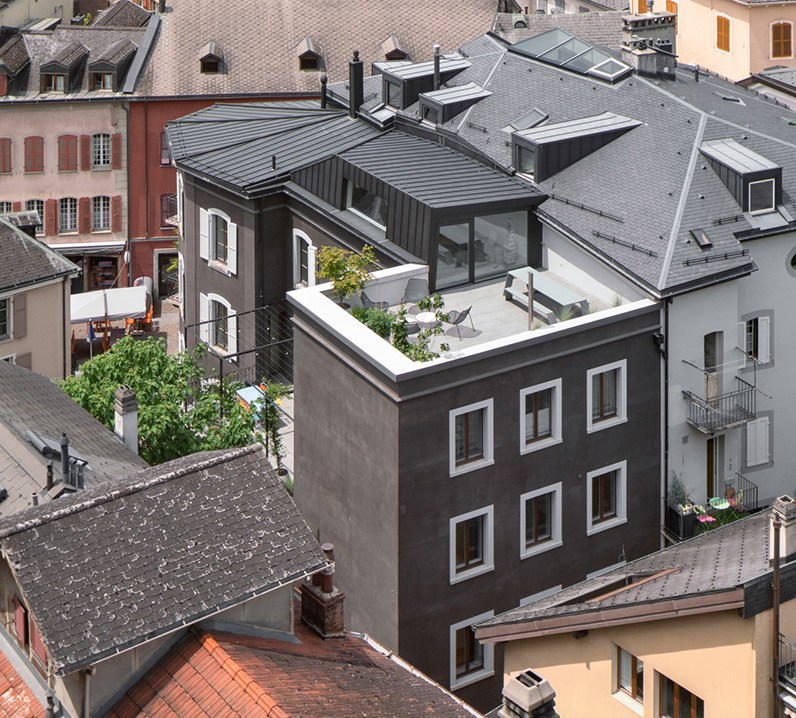 transformation immeuble grand-pont 32, sion