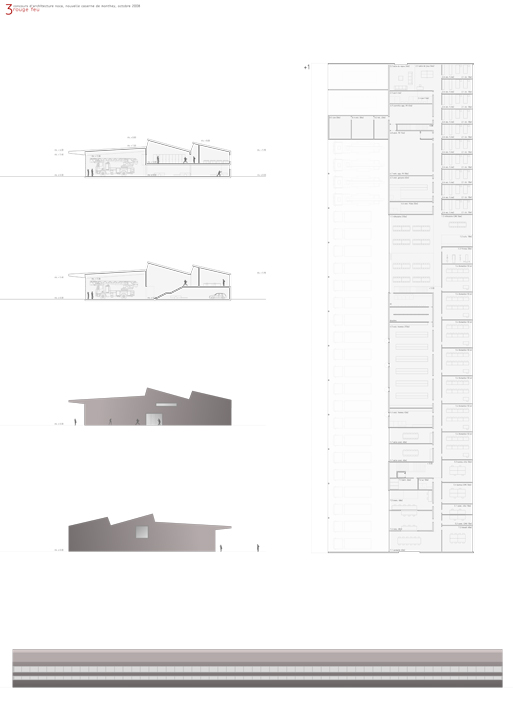 new fire station, monthey, competition entry